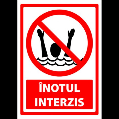 Semn de inotul interzis